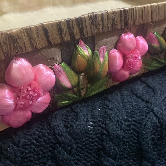 Vintage Woven Pink Floral Pyrex serving tray 13 x 8 BRAND NEW!!! - Picture 2 of 7